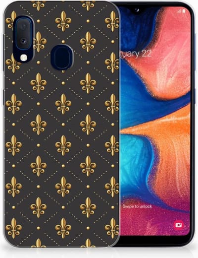 Samsung Galaxy A20e TPU bumper Franse Lelie