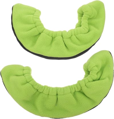 Schaatsbeschermers - IJshockey beschermers - Bladen beschermen - Zachte fleece voering - 24.50X14.00X5.00CM - Groen