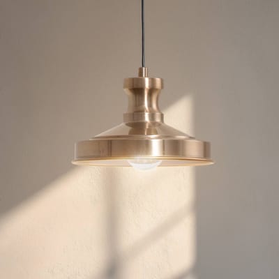 Opviq Hanglamp Berceste, goudkleurig, metaal, Ø 22 cm, E27
