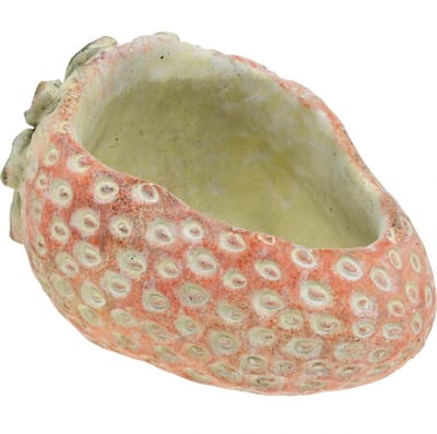 Decoratieve aardbei, plantenpot, betonnen decoratie voor opplant L17cm