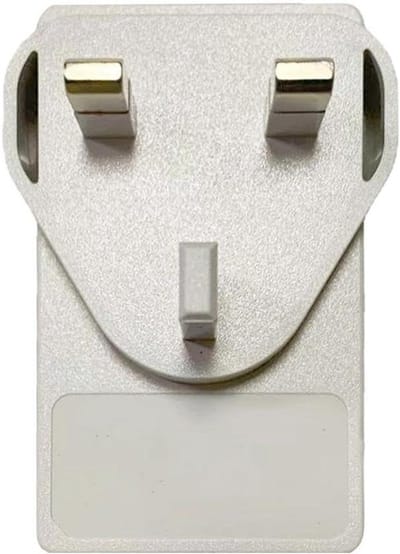 Verborgen Opbergcompartiment - Nep Adapter Kluis - Waardevolle Spullen Beveiligen - Realistisch Uiterlijk - 7.2x4.4x3.1 cm - Wit