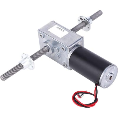 Wormwielmotor Rechts en Links Coaxiale M8 As 2480 Motor met Flens Snelheidsreductieverhouding 17