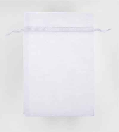 Organza Cadeauzakjes 7x9CM - Zakjes - Geschenkzakje - Juwelenzakje - Sieradenzakje – 100 Stuks - Wit