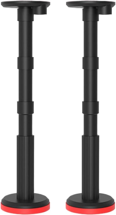 Hefbeugel Steunpaal - Telescopische Steunstang - Kast Installatie - Verstelbaar Ondersteuningssysteem - 18-44 cm - Meerkleurig