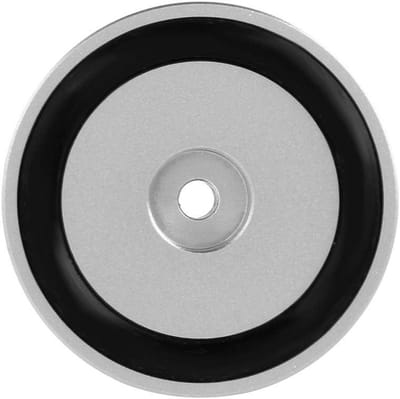 Versterker Isolatie Voeten - HIFI Demper - Verbeter Geluid - Schokabsorberend Rubber - 50mm Diameter - Zilver