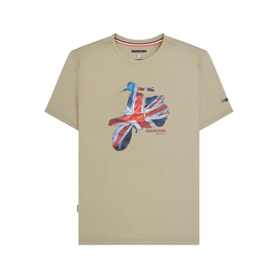 Lambretta Heren SS25 Scooter T-Shirt (Steen)