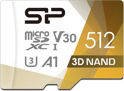 Silicon Power - Superior Pro - Micro SD Kaart - Inclusief SD Adapter - UHS-I U3 V30 4K A1 - 512GB