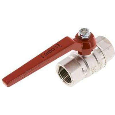 Rp 3/4 inch Siliconenvrij 2-Weg Messing Kogelkraan - BL2BN-M-FS-034