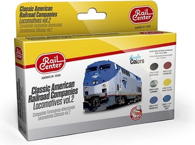 AMMO by Mig Jimenez Hobbyverf Acrylverf - MIG R1008 Cl. American Railroad Companies Loc Vol 2 - Acryl Set Verf set - 6x 17 ml