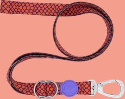 Morso - Hondenriem Verstelbaar - Gerecycled - Urban Lizard Rood - M - 75-230X1,5 cm