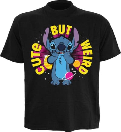 Spiral Disney Lilo & Stitch - Stitch - Cute But Weird Unisex T-shirt - M - Zwart