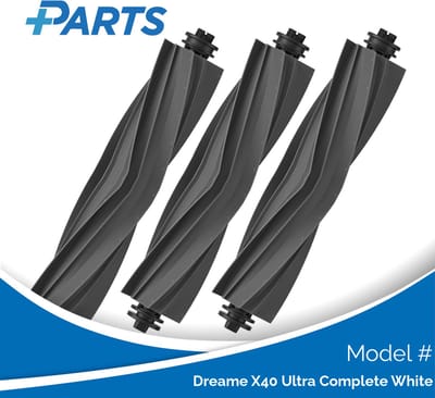 Dreame X40 Ultra Complete White Borstels (3 Stuks, Plus.Parts® alternatief voor RMSRB0)