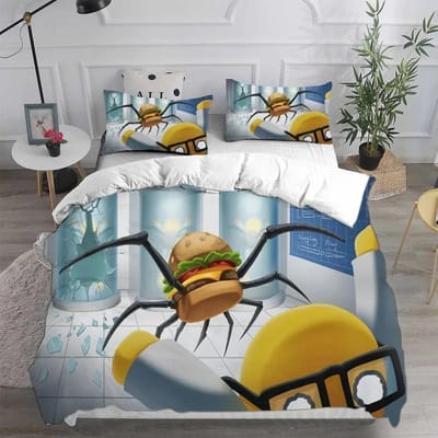 3D Print Wankel Leven Enkel Tweeling Vol Queen King Size Dekbed Anime Beddengoed Kussensloop 2 3 Delen Dekbedovertrek Beddengoed Collecties EU single(135x200cm)