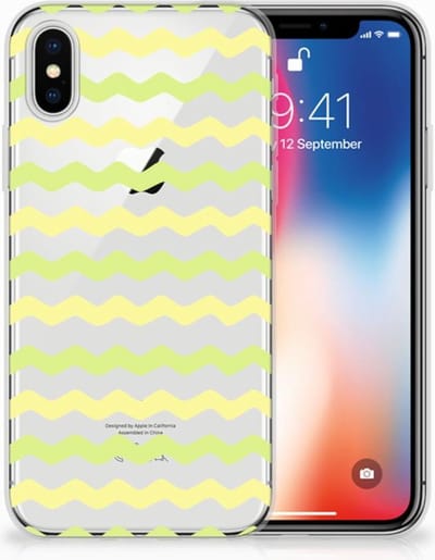 Apple iPhone X | Xs TPU bumper Waves Yellow