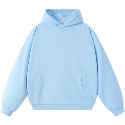 Terry Hoodie Herfst Winter Stijl Verlaagde Schouders Losse Trendy Pullover Hoodie Casual Effen Kleur Jas Unisex S white