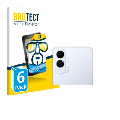 BROTECT - Screenprotector voor Samsung Galaxy S25 Edge (ALLEEN Camera Lens) - Folie Beschermfolie transparant 6 Stuks