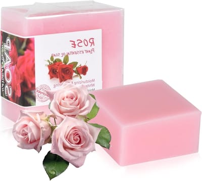 Natuurlijke Rozenzeep 100g - Handgemaakte Organische Zeep voor Huid, Haar en Lichaam, Ideaal voor Douchen en Badderen