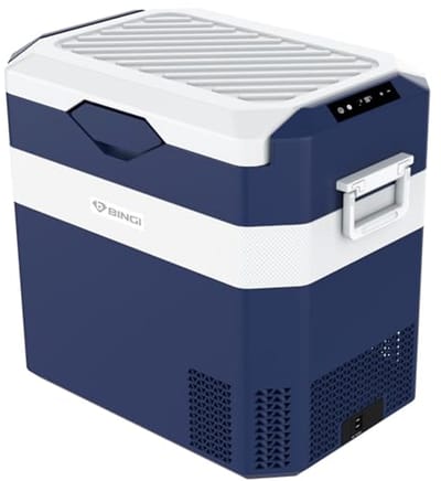 SnelShoppen - Draagbare Koelbox 38L - Auto Koelkast 12/24V DC & 230V AC voor Camping, Vrachtwagen, Camper, Feest, Tuin - Perfect voor Avonturen