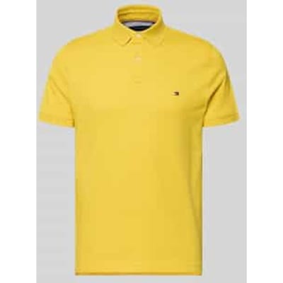 Tommy Hilfiger 1985 Regular Fit Korte Mouw Poloshirt Geel S Man