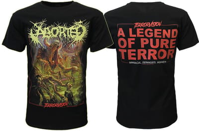 Aborted Terrorvision Album Cover T-Shirt - Officiële Merchandise - M