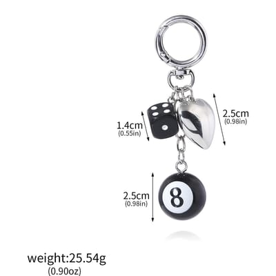 Gepersonaliseerde Trendy Tas Sleutelhanger, Creatieve Hanger Accessoire, Modieuze En Veelzijdige Tas Sleuteldecoratie Klein Artefact white