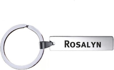 Sleutelhanger Met Naam - Rosalyn - RVS