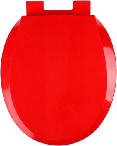 Toiletzitting - Toiletbril - Badkamer Vernieuwen - Zacht Sluitend - Ronde Pasvorm - Rood