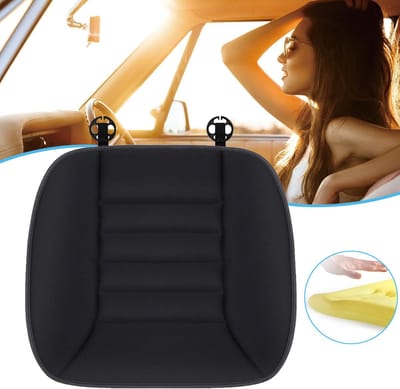 Autostoelkussen - Autostoelbekleding Van Traagschuim - Ademend Kussen Voor Bestuurdersstoelen - Stoelkussen Voor In De Auto/Op Kantoor/Thuis