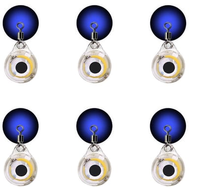 Dailygoods- Vissenlamp Hoge Helderheid - 6 Stuks - LED Licht - Onderwater Vissenlamp - Fisheye Ontwerp - Corrosiebestendig - Vislicht