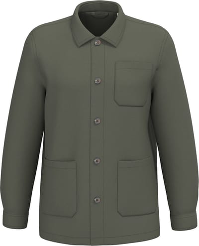 Native Spirit Gewassen ecologische workerjack voor heren NS611 - Washed Dark Camel - 3XL