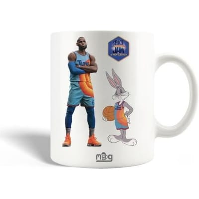 Mug en Céramique Space Jam A New Legacy Lebron James Bugs Bunny