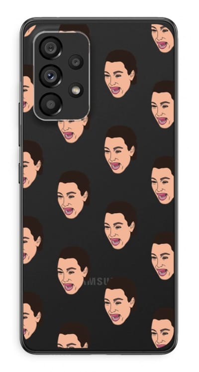 Case Company® - Hoesje geschikt voor Samsung Galaxy A53 5G hoesje - Ugly Cry Call - Soft Cover Telefoonhoesje - Bescherming aan alle Kanten en Schermrand