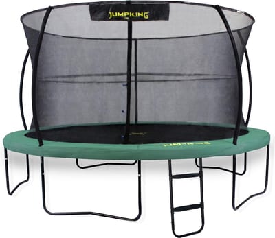 JumpKing JumpPod Deluxe Trampoline 366cm - incl. net en ladder - Groen