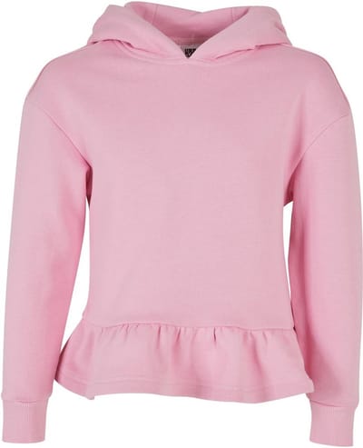 Urban Classics - Organic Volants Kinder hoodie/trui - Kids 158/164 - Roze