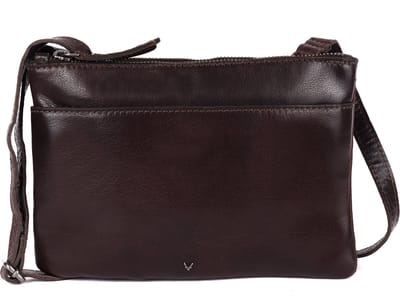 9 Inch Echt Leren Crossbody Slingtas voor Dames – Trendy Casual & Kantoor Tas met Verstelbare Schouderriem