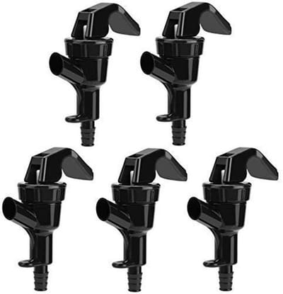 IMstore - Picnic Tap - Squeeze Tap - Economische vloeistofdispenser - Zwart - Voor thuisbrouwerij en feesten - Geschikt voor 3/16 in buis