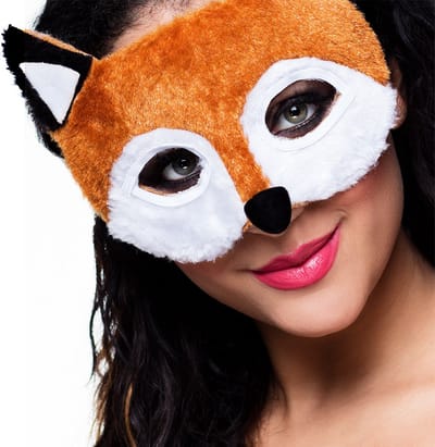 Boland - Pluchen masker Vos - Volwassenen - Vos - Dieren