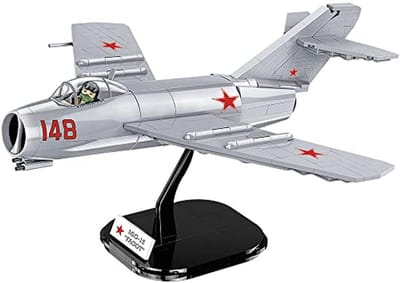 Bouwstenenmodel MIG-15 in schaal 1:32 met 504 elementen