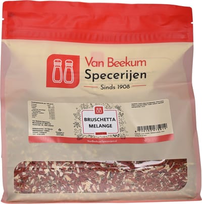 Van Beekum Specerijen - Bruschetta Melange - 1 KG (hersluitbare stazak)