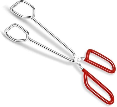 Doodadeals® BBQ tang - 31 cm - Rood - Barbecue Tang - Keukentang