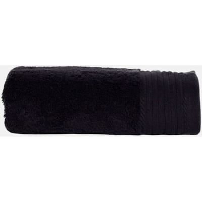 The One Towelling Deluxe Handdoek - 50 x 100 cm - 100% Zacht Katoen - Hoog absorptievermogen - Zwart