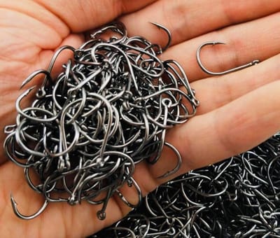 Vishaakjes 60 stuks in 6 maten - Vissen - Haken
