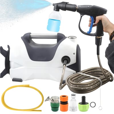 Elektrische Hogedrukreiniger, 1523PSI 2GPM Krachtige Hogedruk Reiniger Draagbare Reinigingsmachine US Plug gray