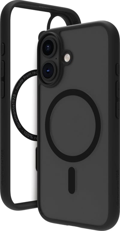 Dbramante1928 - Grenen Mag geschikt voor iPhone 16 Plus Hoesje - zwart