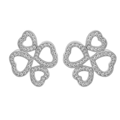 Orphelia 'Rilla' Dames 925 Sterling Zilveren Oorbellen - Zilver ZO-7356