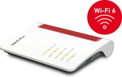 FRITZ!Box 5530 Fiber International Edition - Draadloze Router - WiFi 6 - AON + GPON