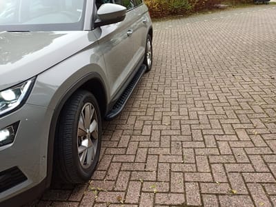 Kodiak Skoda Kodiaq Treeplank - aluminium met rubberen nopjes - zwart