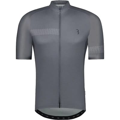 BBB Cycling ComfortFit 2.0 Fietsshirt Heren - Korte Mouwen - Comfort Wielrenshirt - Zwart Wielertenue - Maat L - BBW-407
