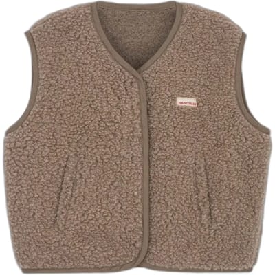 Mouwloze Merinowollen Vest Happymess
