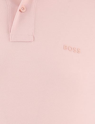 BOSS Orange Prime 2-knoops poloshirt roze